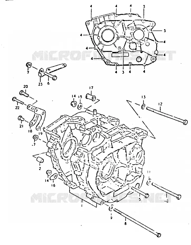 CASING Suzuki MOTO 400 DR 1981  DR400SX(T/X)