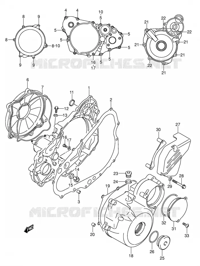 CASING Suzuki MOTO 400 DR-Z 2006  DR-Z400EK6(E3/E28)