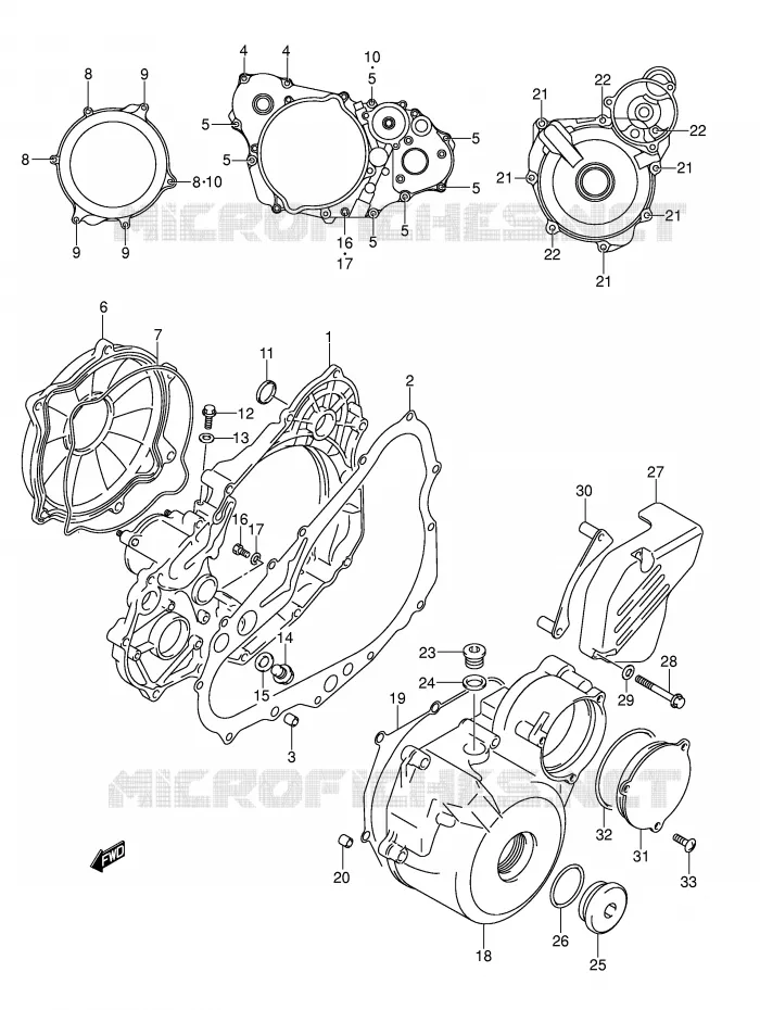 CASING Suzuki MOTO 400 DR-Z 2009  DR-Z400EK9(E1)
