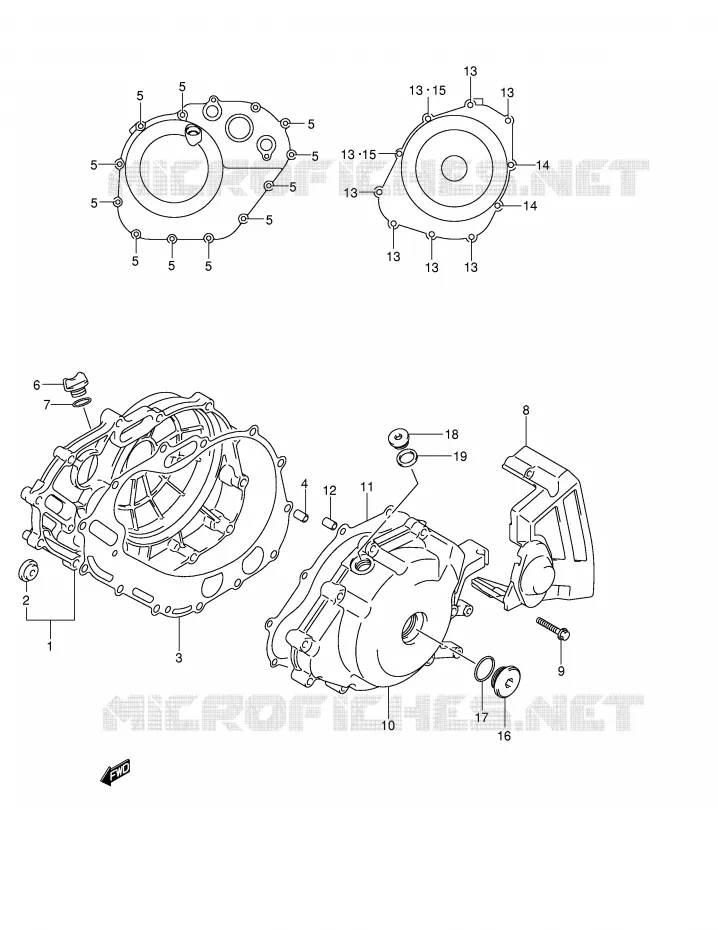CASING Suzuki MOTO 650 V-STROM 2004  DL650K4(E2)
