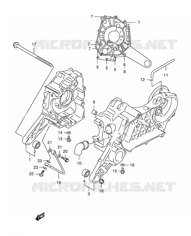 CASING Suzuki SCOOTER 150 BURGMAN 1996  AN150T(E34)