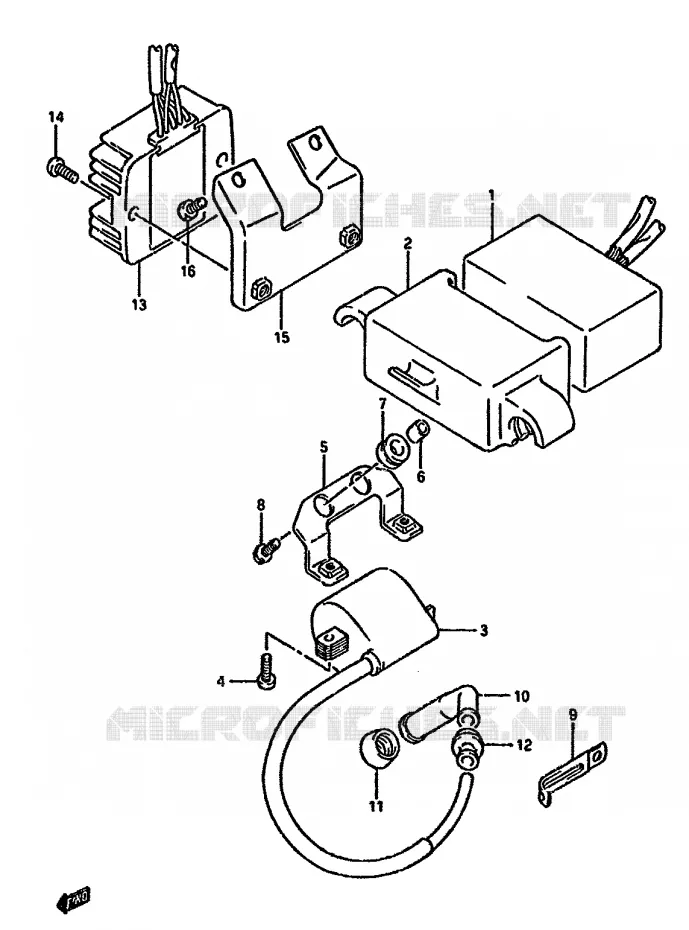 ELEKTRISCH Suzuki MOTO 350 DR 1990  DR350SL(L/M/N/P/R)