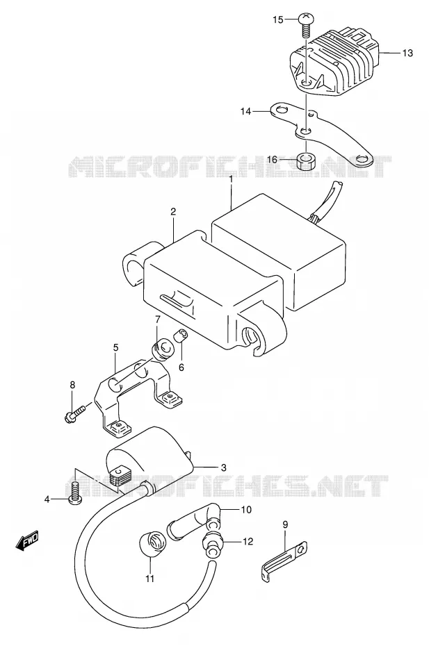 ELEKTRISCH Suzuki MOTO 350 DR 1992  DR350N(E1)