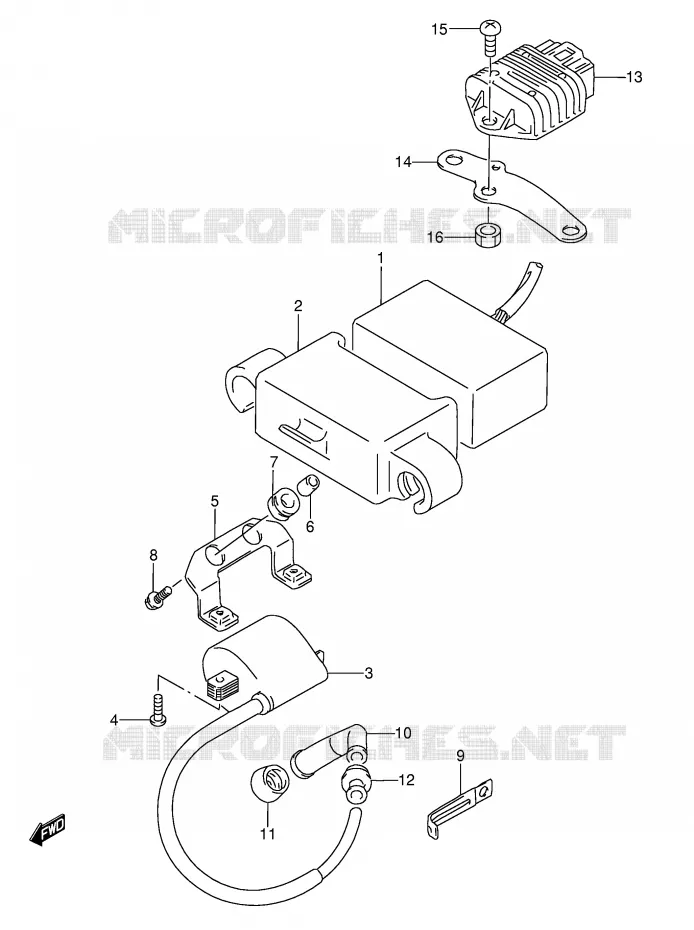 ELEKTRISCH Suzuki MOTO 350 DR 1992  DR350N(E3)