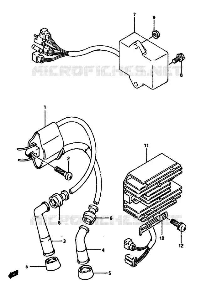 ELEKTRISCH Suzuki MOTO 650 DR 1990  DR650RSL(L/M)