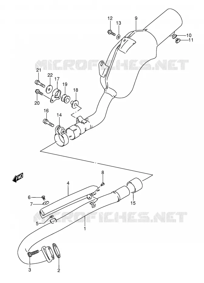 GELUIDDEMPER Suzuki MOTO 350 DR 1996  DR350T(E3)