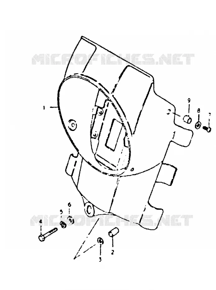HEADLIGHT BOWL Suzuki MOTO 400 DR 1980  DR400ST(T/X)