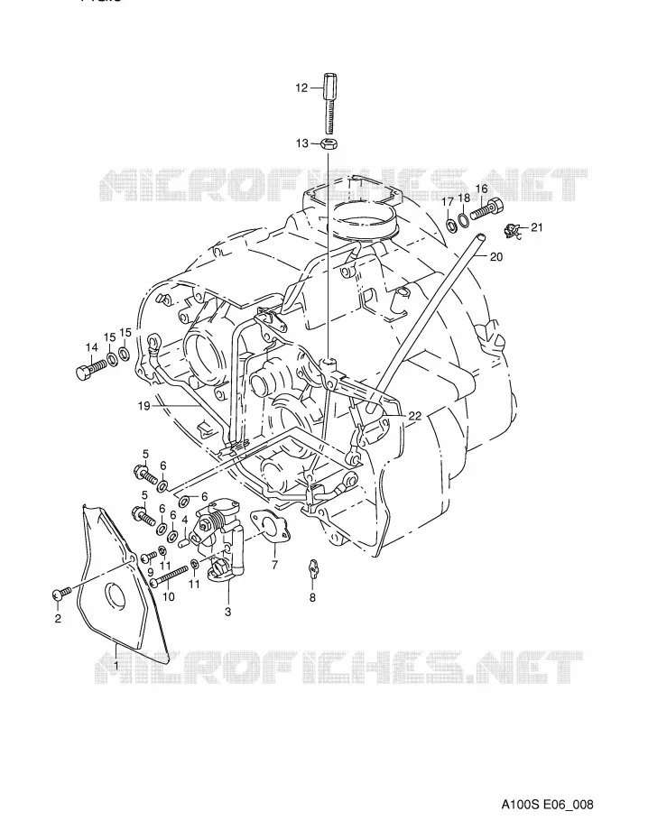 OLIEPOMP Suzuki MOTO 100 A100 1994  A100R(E6)
