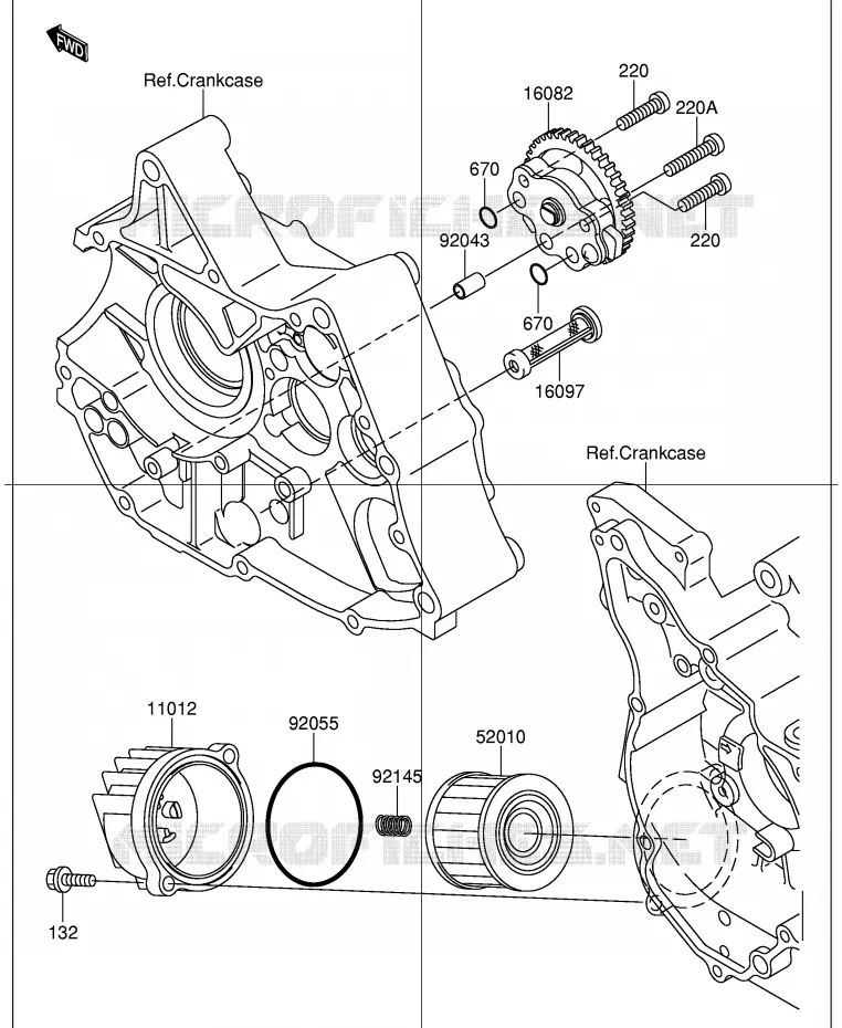 OLIEPOMP Suzuki MOTO 110 DR-Z 2003  DR-Z110K3(E28)
