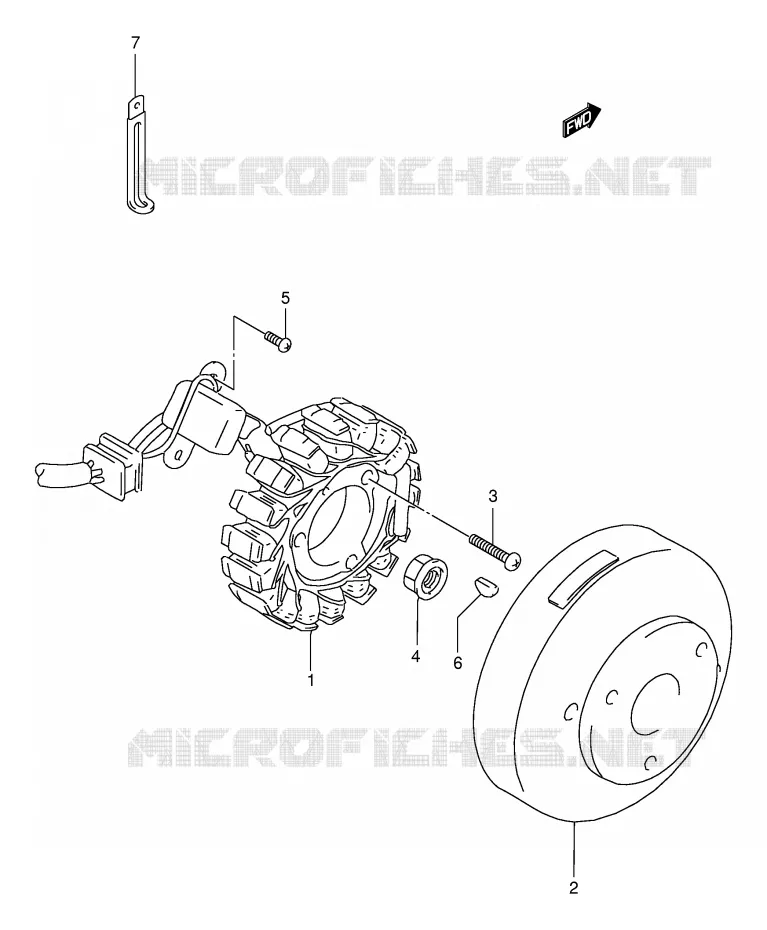 ONTSTEKING Suzuki MOTO 125 DR 1995  DR125SES(E4)