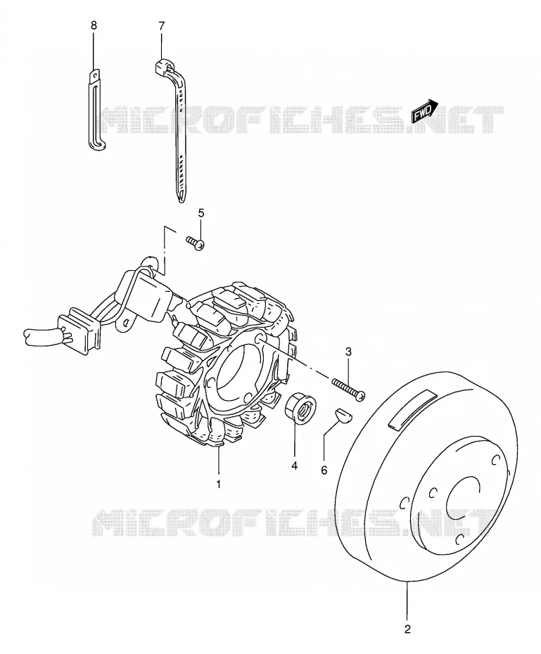 ONTSTEKING Suzuki MOTO 200 DR 1997  DR200SEV(E24)