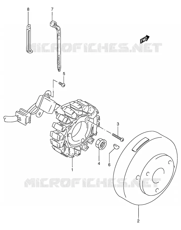 ONTSTEKING Suzuki MOTO 200 DR 2001  DR200SEK1(E24)