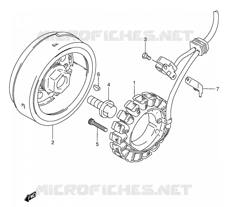 ONTSTEKING Suzuki MOTO 650 DR 2005  DR650SEK5(E3/E28)