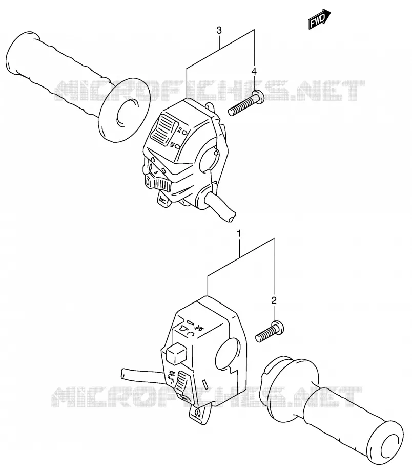 SCHAKELAARS (MODELE T) Suzuki MOTO 650 DR 1992  DR650SEUN(E4)
