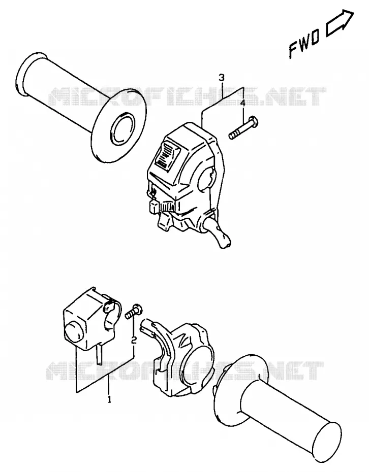 SCHAKELAARS (MODELE W/X, E24) Suzuki MOTO 350 DR 1998  DR350W(V/W/X)