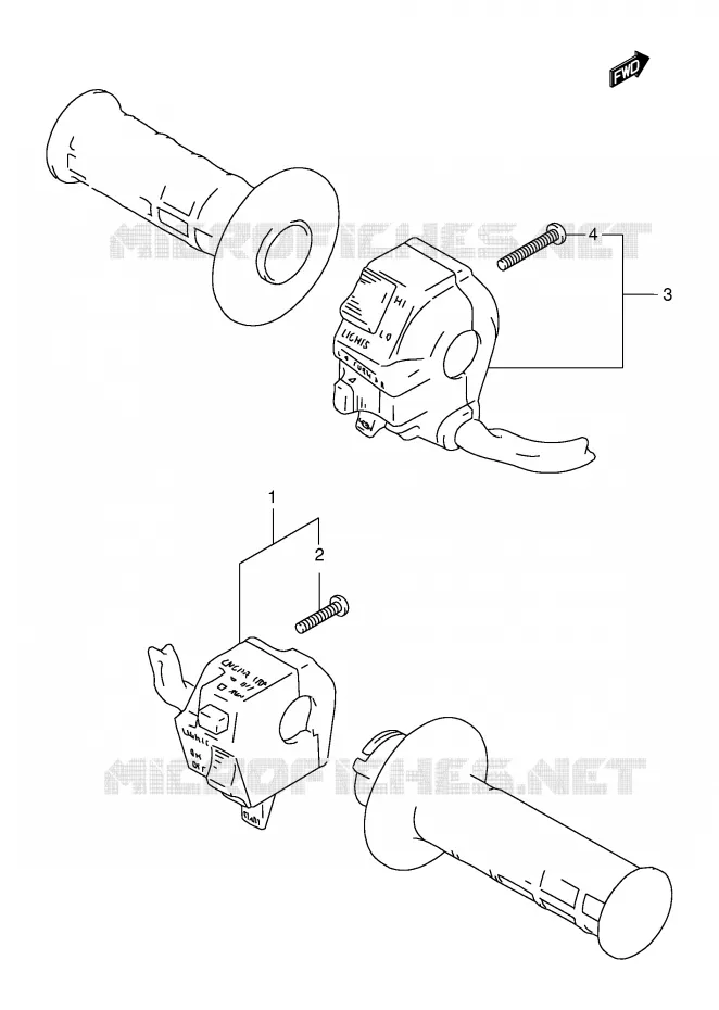 SCHAKELAARS Suzuki MOTO 125 DR 1994  DR125SER(E4)