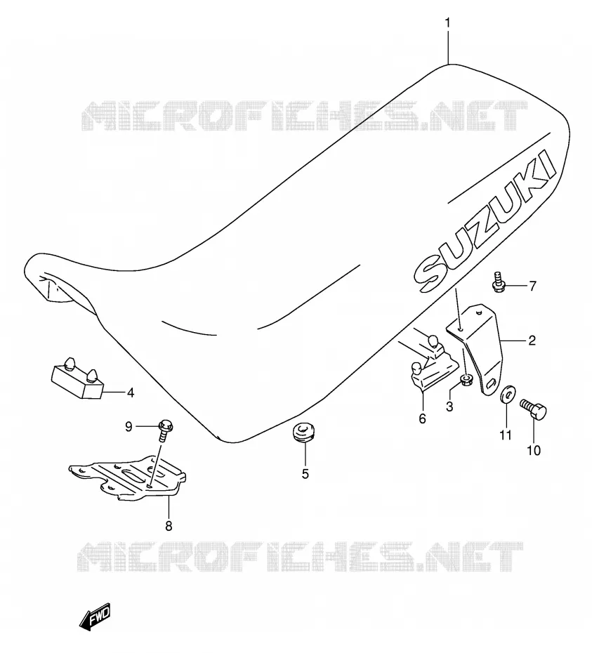 SEAT Suzuki MOTO 350 DR 1992  DR350N(E1)