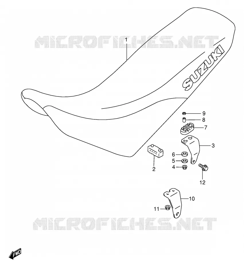 SEAT Suzuki MOTO 650 DR 1997  DR650SEV(E4)