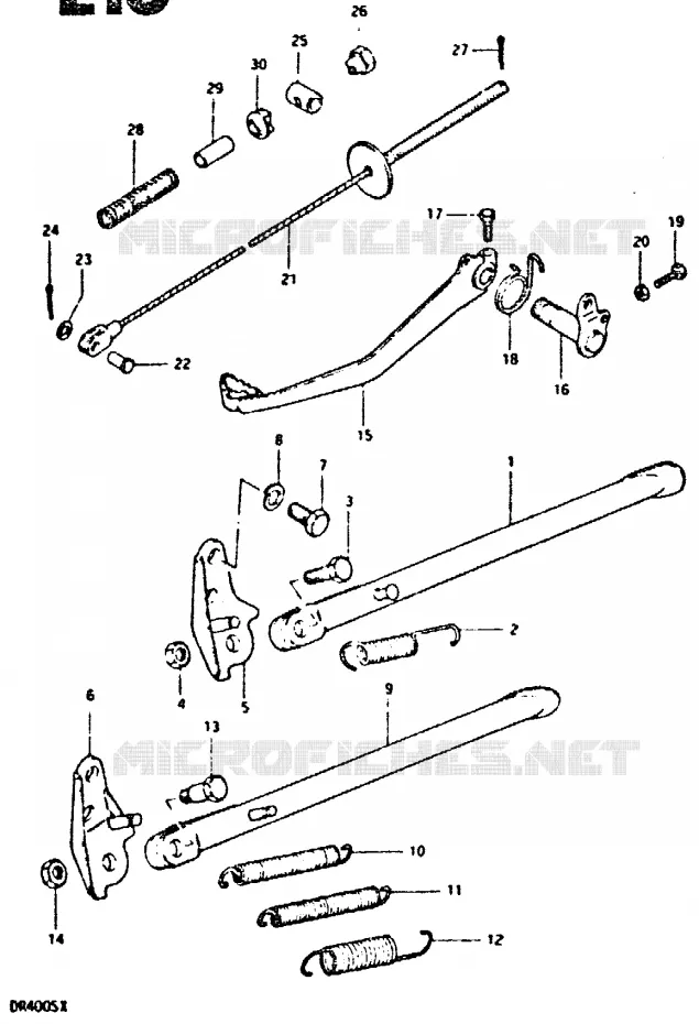STAND Suzuki MOTO 400 DR 1981  DR400SX(T/X)