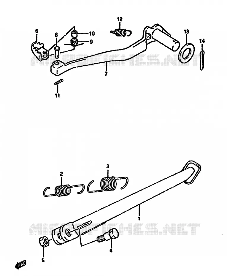 STAND Suzuki MOTO 650 DR 1994  DR650RR(N/P/R)