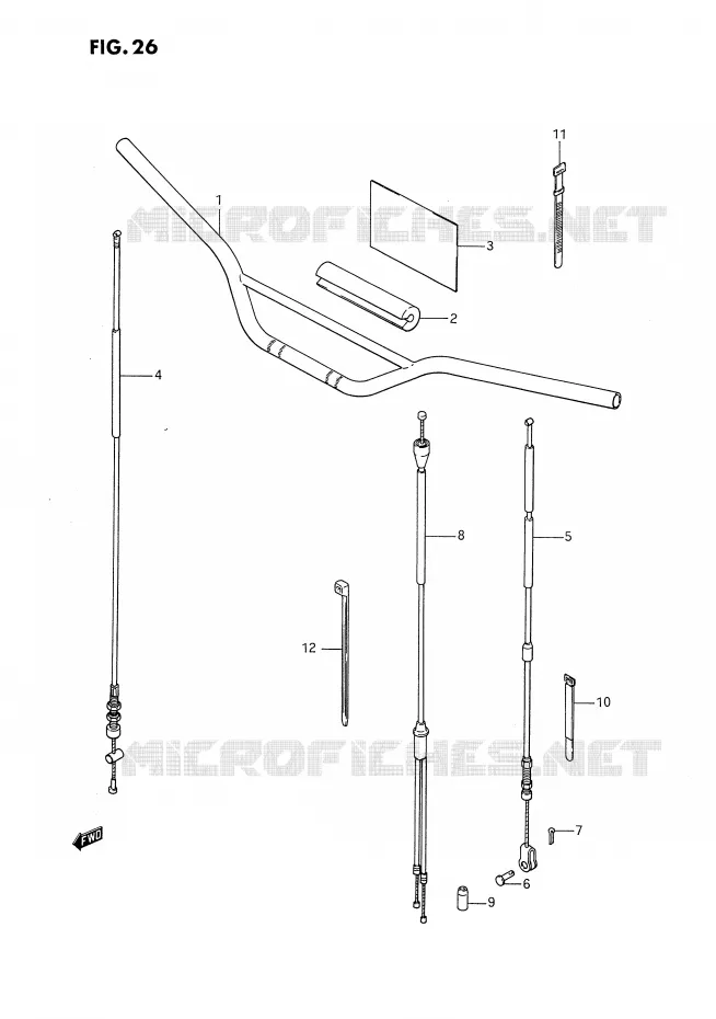 STUUR Suzuki MOTO 80 DS 1986  DS80G(E24)
