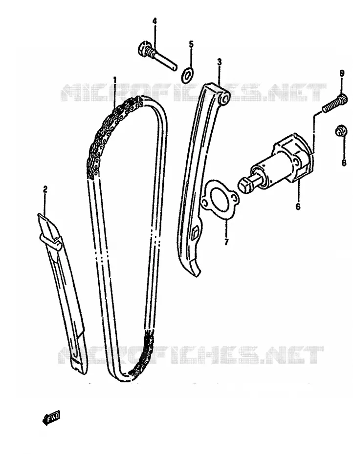 TIMING Suzuki MOTO 650 DR 1993  DR650RUP(N/P/R)