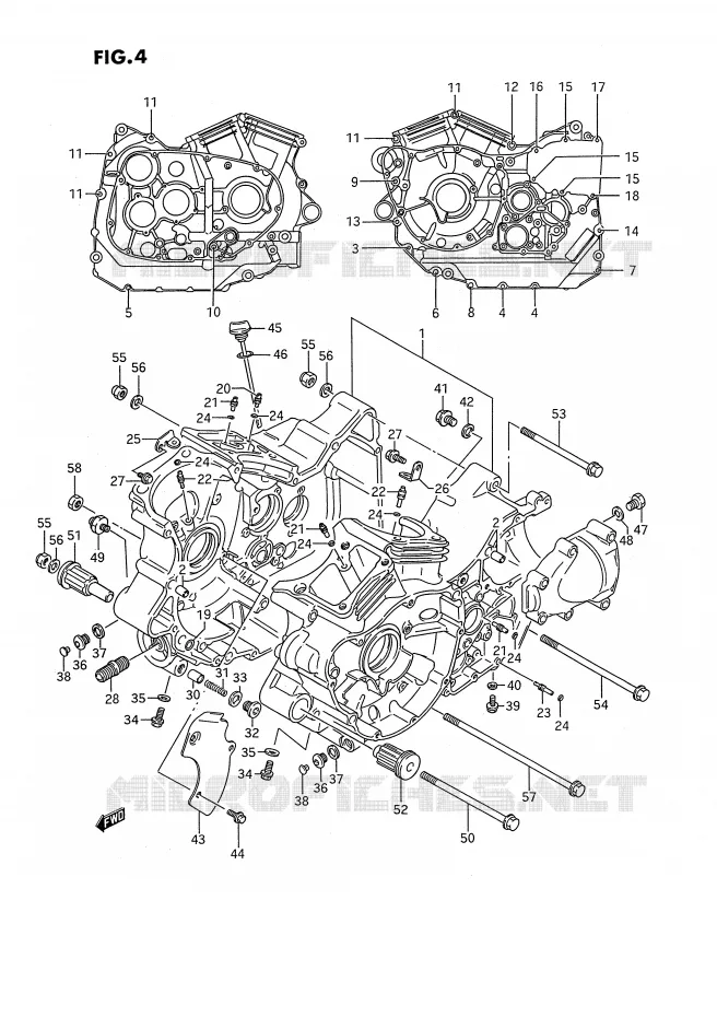 CASING Suzuki MOTO 1400 INTRUDER 1987  VS1400GLPH(E2)