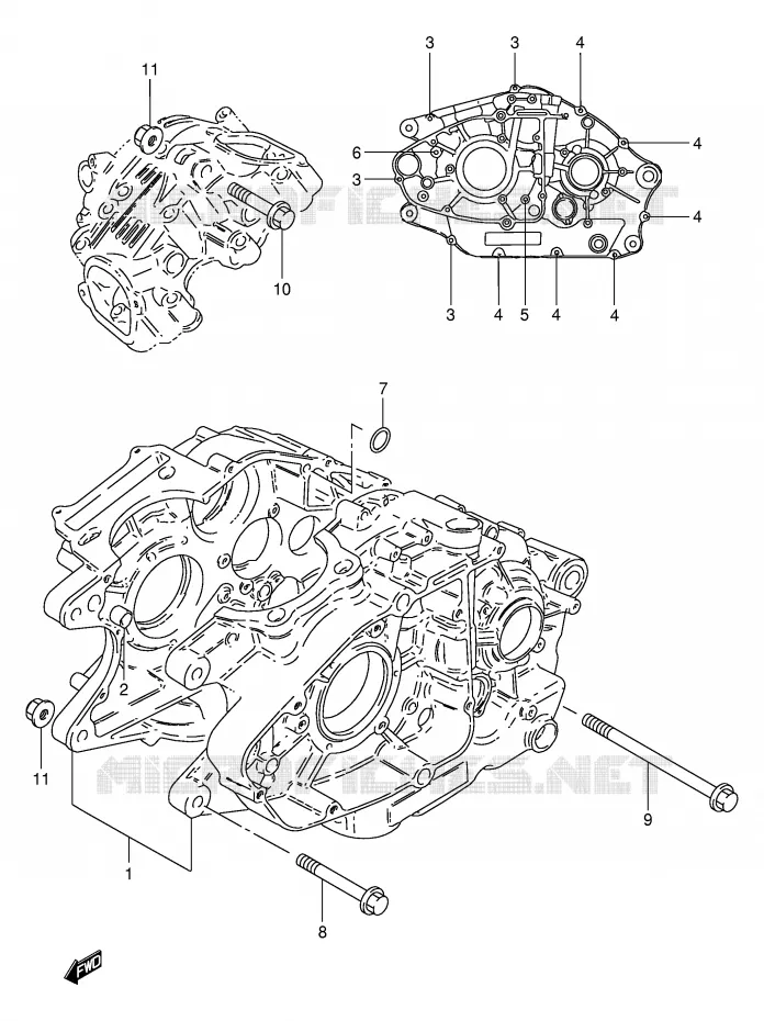 CASING Suzuki MOTO 250 TU 2000  TU250XY(E2)