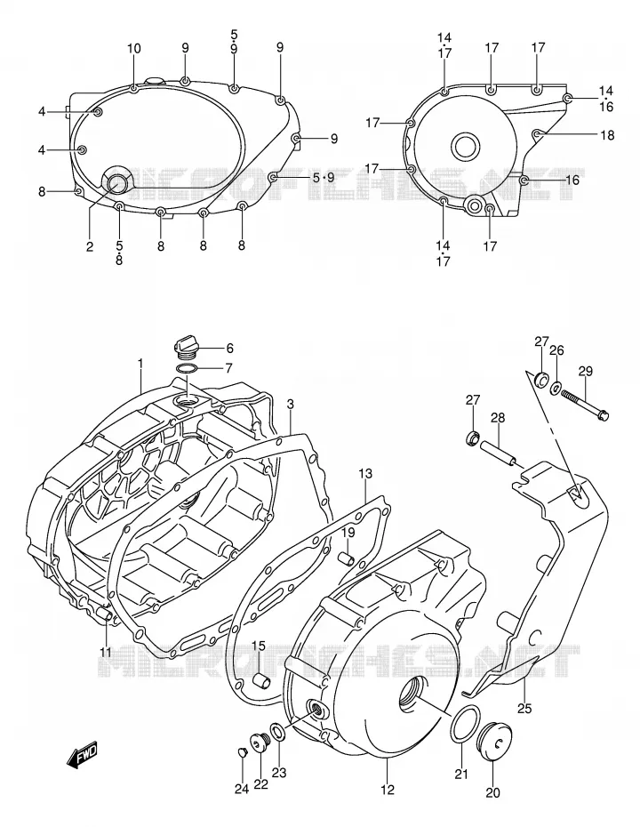 CASING Suzuki MOTO 800 VOLUSIA 2003  VL800ZK3(E2)