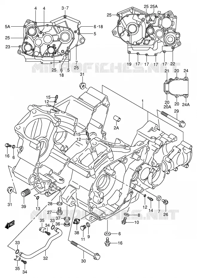 CASING Suzuki MOTO 800 VOLUSIA 2005  VL800ZK5(E2)