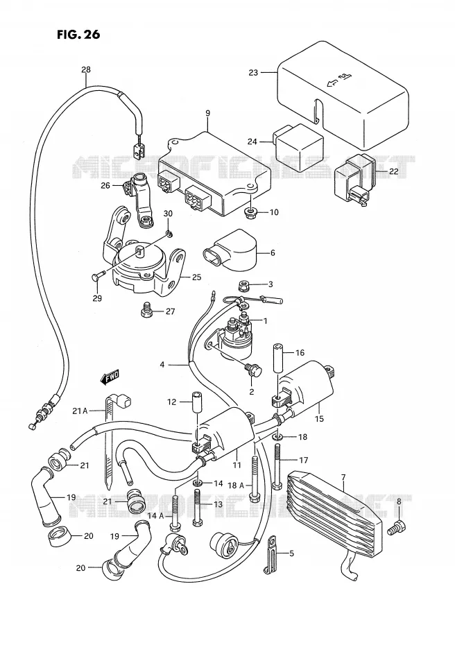 ELEKTRISCH Suzuki MOTO 1400 INTRUDER 1987  VS1400GLFH(E2)