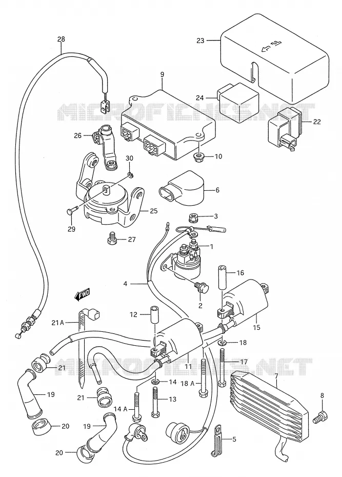 ELEKTRISCH Suzuki MOTO 1400 INTRUDER 1994  VS1400GLPR(E28)