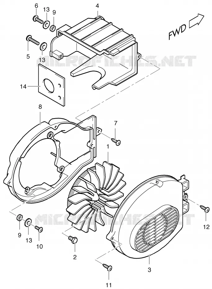 KOELVENTILATOR Suzuki SCOOTER 50 ESTILETE 2001  UF50K1
