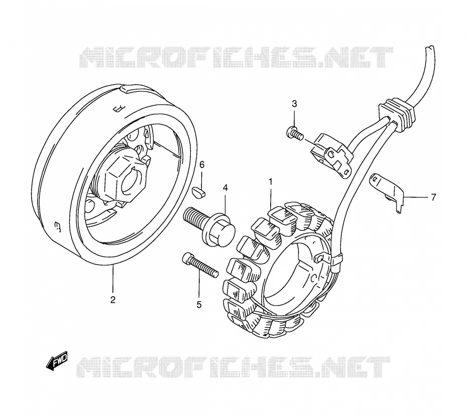 ONTSTEKING Suzuki MOTO 650 FREEWIND 1999  XF650X(E2)