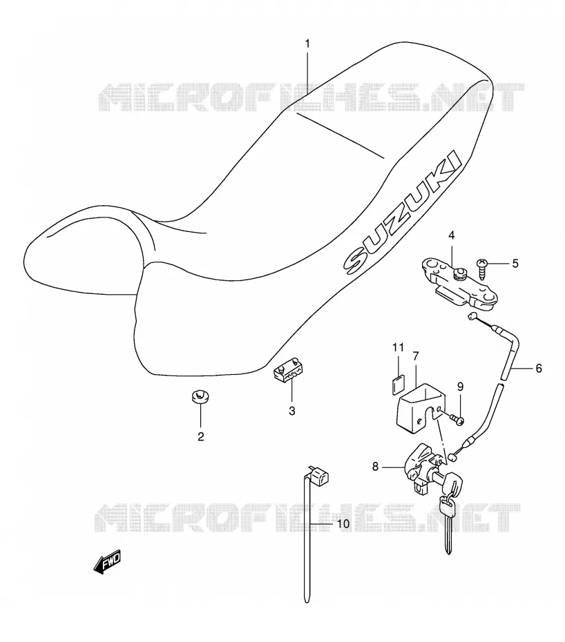 SEAT Suzuki MOTO 650 FREEWIND 1997  XF650UV(E2)