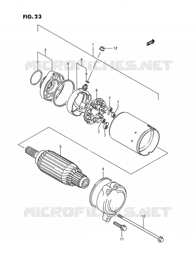 STARTMOTOR Suzuki MOTO 1400 INTRUDER 1988  VS1400GLFJ(E2)
