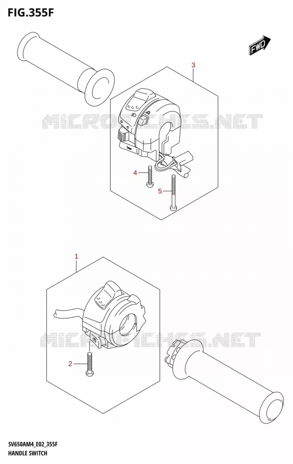 SCHAKELAARS (SV650XA:M4:E19) Suzuki MOTO 650 SV 2024  SV650AM4 E19 2024 M4 (E19)