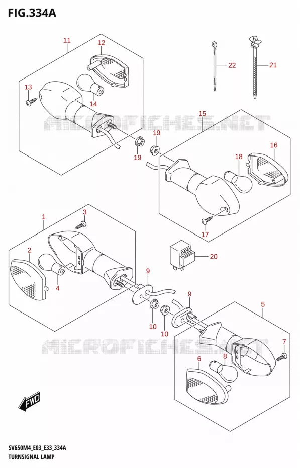 INDICATOREN Suzuki MOTO 650 SV 2024  SV650AM4 E28 2024 M4 (E28)
