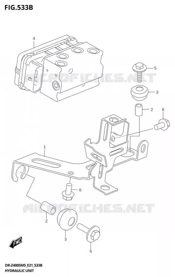 ABS (DR-Z400SRL) Suzuki MOTO 400 DR-Z 2025  DR-Z400S 2025 M5 (E21)