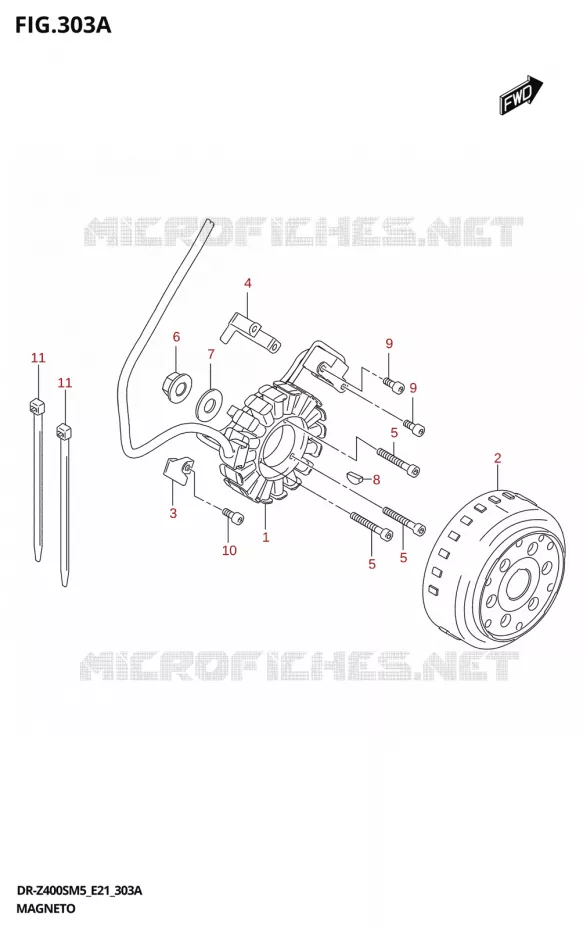 ONTSTEKING Suzuki MOTO 400 DR-Z 2025  DR-Z400S 2025 M5 (E21)