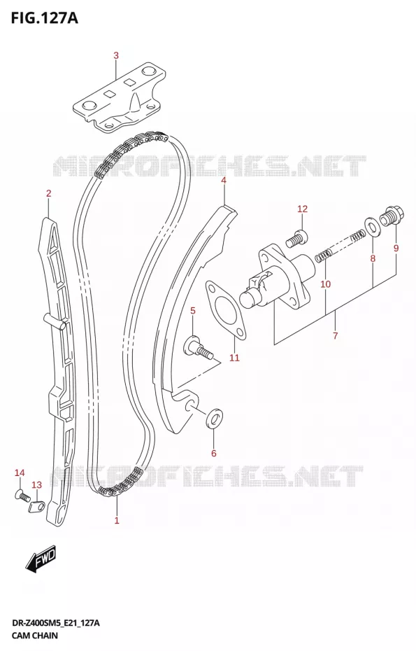 TIMING Suzuki MOTO 400 DR-Z 2025  DR-Z400S 2025 M5 (E21)