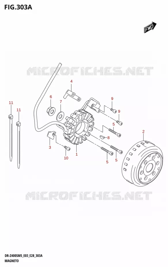 ONTSTEKING Suzuki MOTO 400 DR-Z 2025  DR-Z400SRJ 2025 M5 (E28)