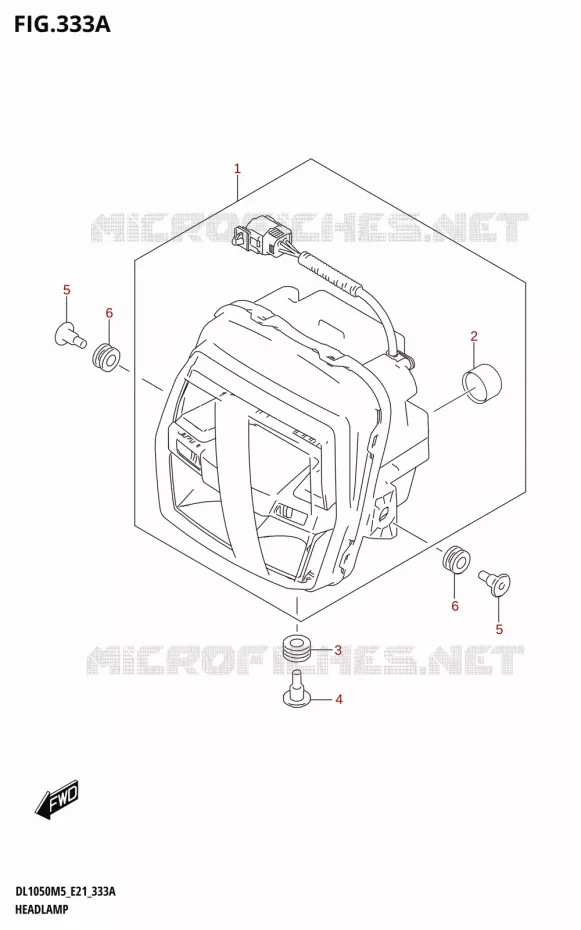 KOPLAMP Suzuki MOTO 1050 V-STROM 2025  DL1050RJ 2025 M5 (E21)