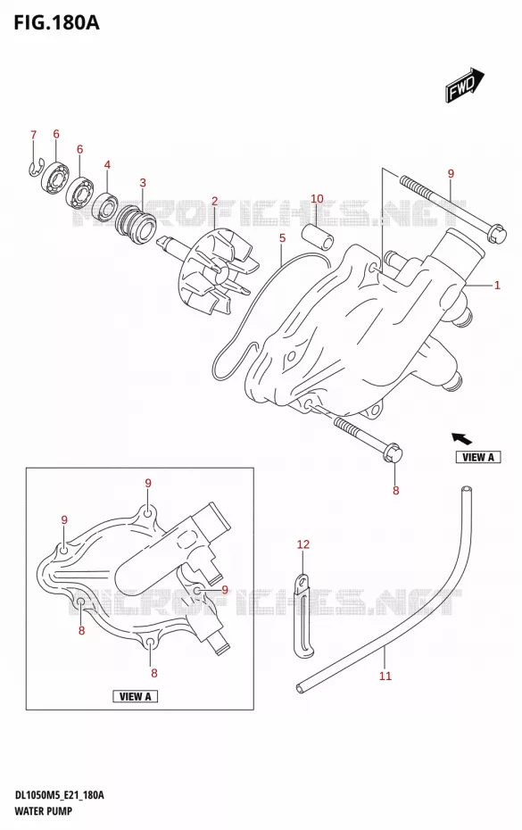 WATERPOMP Suzuki MOTO 1050 V-STROM 2025  DL1050RJ 2025 M5 (E21)