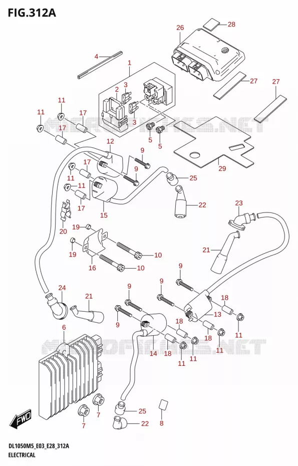 ELEKTRISCH (DL1050RR) Suzuki MOTO 1050 V-STROM 2025  DL1050RJ 2025 M5 (E28)