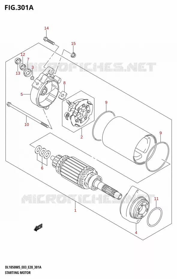STARTMOTOR Suzuki MOTO 1050 V-STROM 2025  DL1050RJ 2025 M5 (E28)