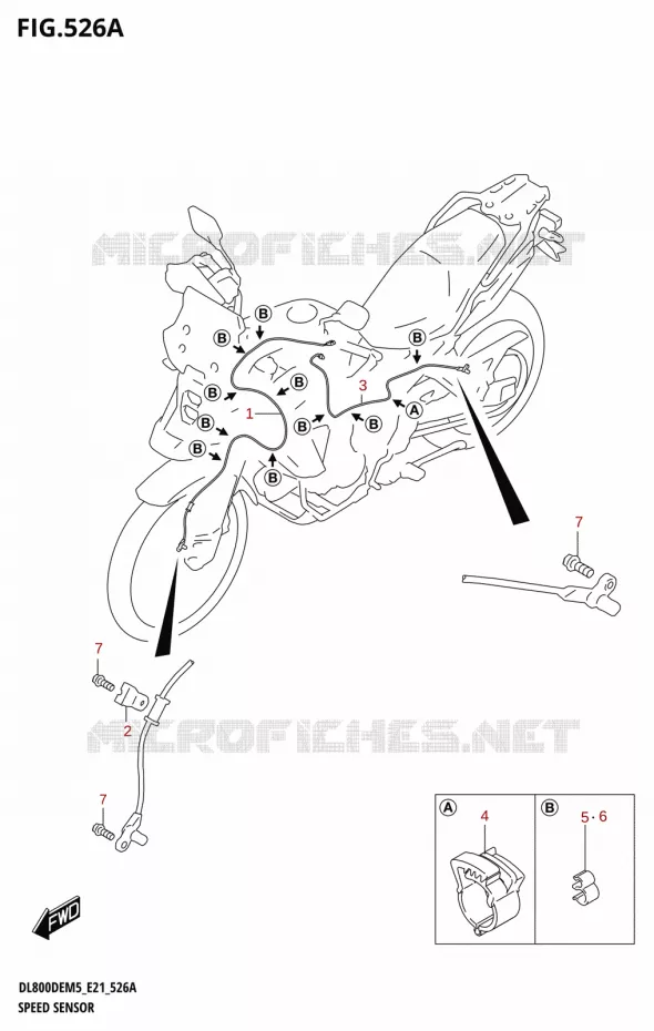 SNELHEIDSSENSOR Suzuki MOTO 800 V-STROM 2025  DL800DERC 2025 M5 (E21)