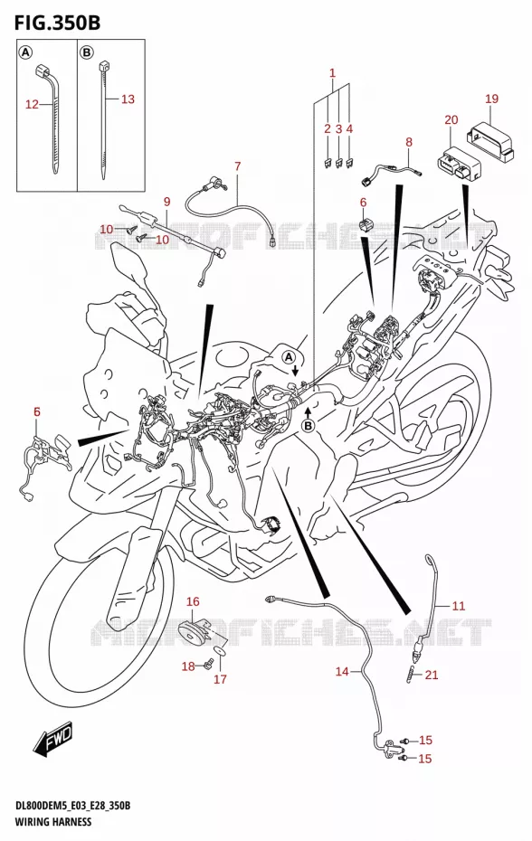 BEDRADING Suzuki MOTO 800 V-STROM 2025  DL800DERC 2025 M5 (E28)