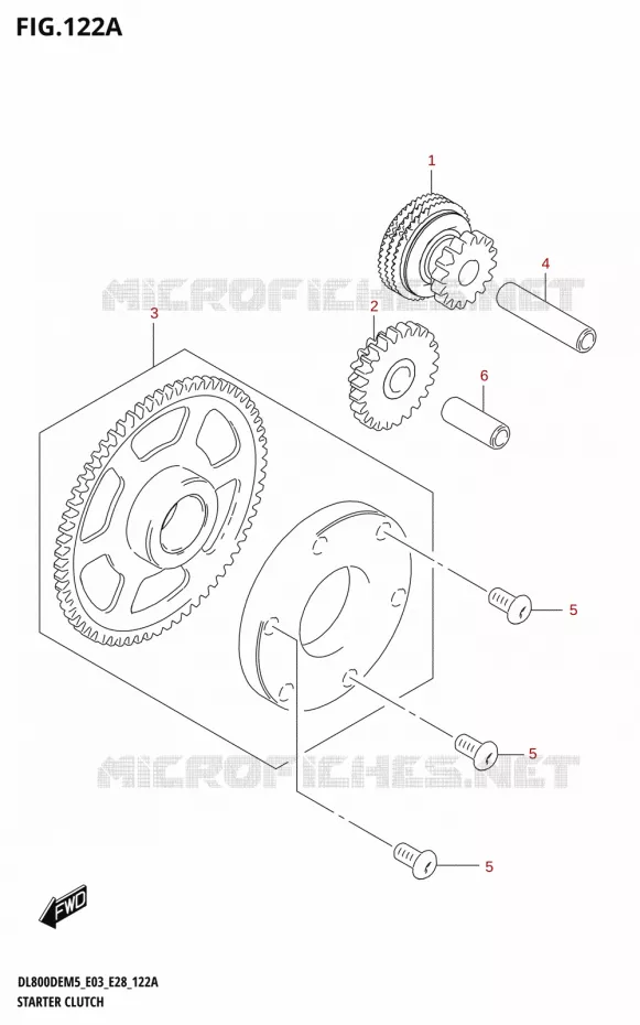 STARTMOTOR KOPPELINGS Suzuki MOTO 800 V-STROM 2025  DL800DERC 2025 M5 (E28)