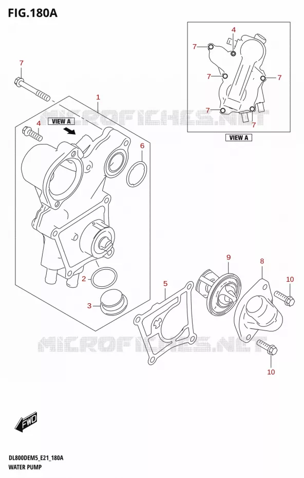 WATERPOMP Suzuki MOTO 800 V-STROM 2025  DL800DEUC 2025 M5 (E21)